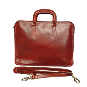 I Medici Brown Leather Women’s Briefcase
